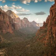 Mountains in Zion national park