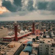 Karachi Pakistan at sunset